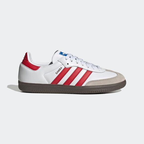 NWT Adidas Originals Samba Men\'s Shoes Scarlet/White  Classic Style Size 13 main image 7